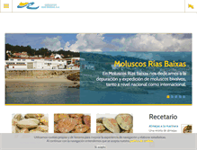 Tablet Screenshot of moluscosriasbaixas.com